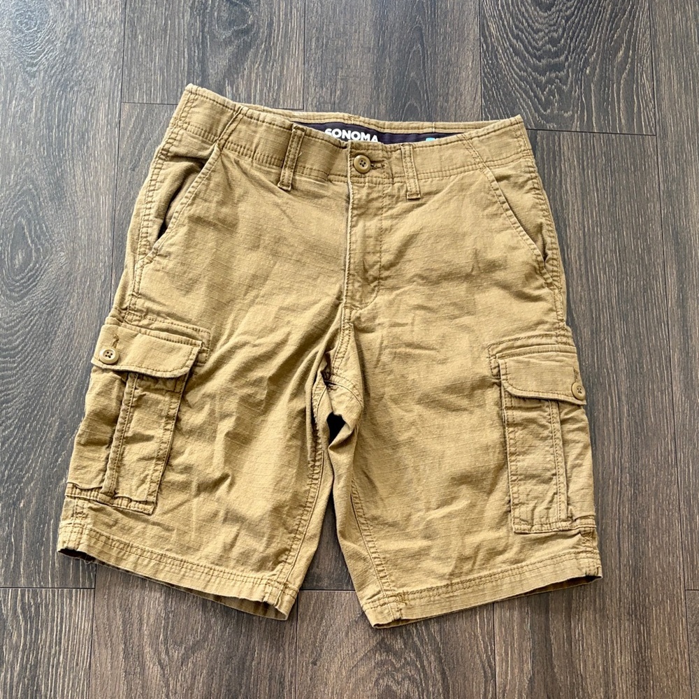 Sonoma Men's Khaki Cargo Shorts